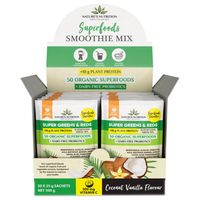 Nature's Nutrition Super Greens & Reds Protein Coconut & Vanilla